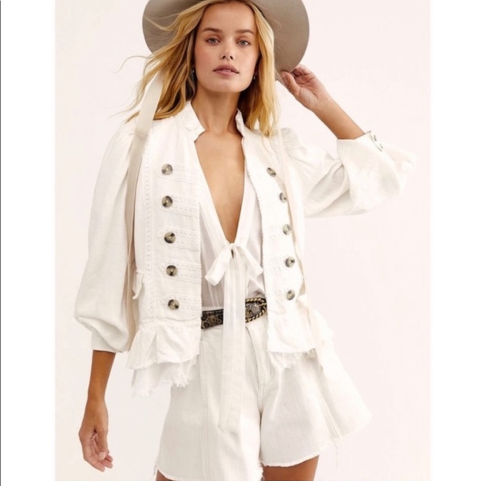 white jacket